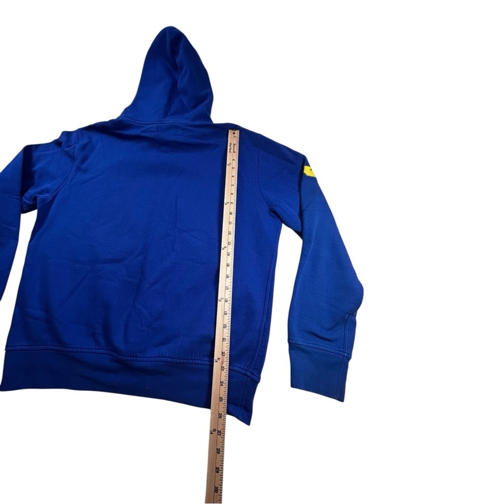 Vintage Polo Ralph Lauren Hoodie – Size XL – Royal Blue Cotton Blend - Picture 4 of 11